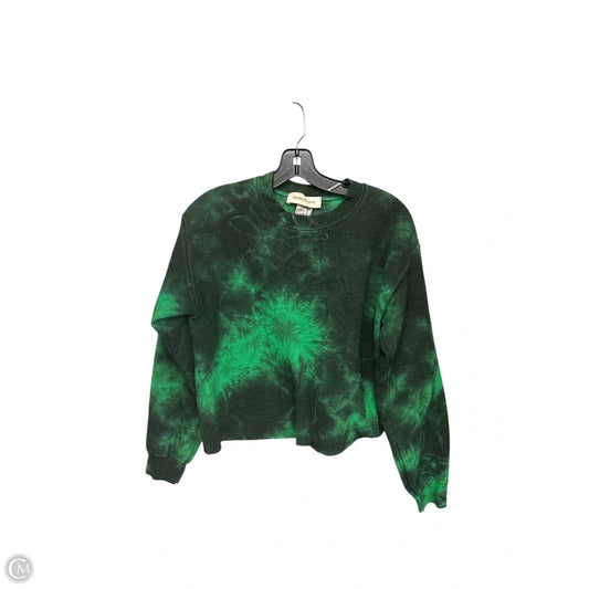 Sweatshirt Crewneck By Clothes Mentor In Green, Size: S