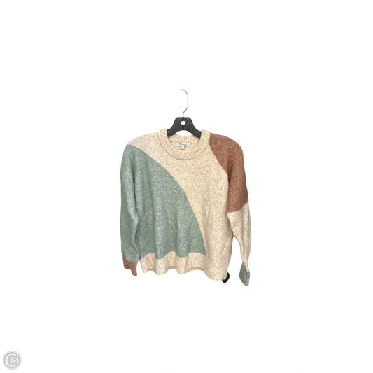 Sweater By Madewell In Brown & Green, Size: Xs