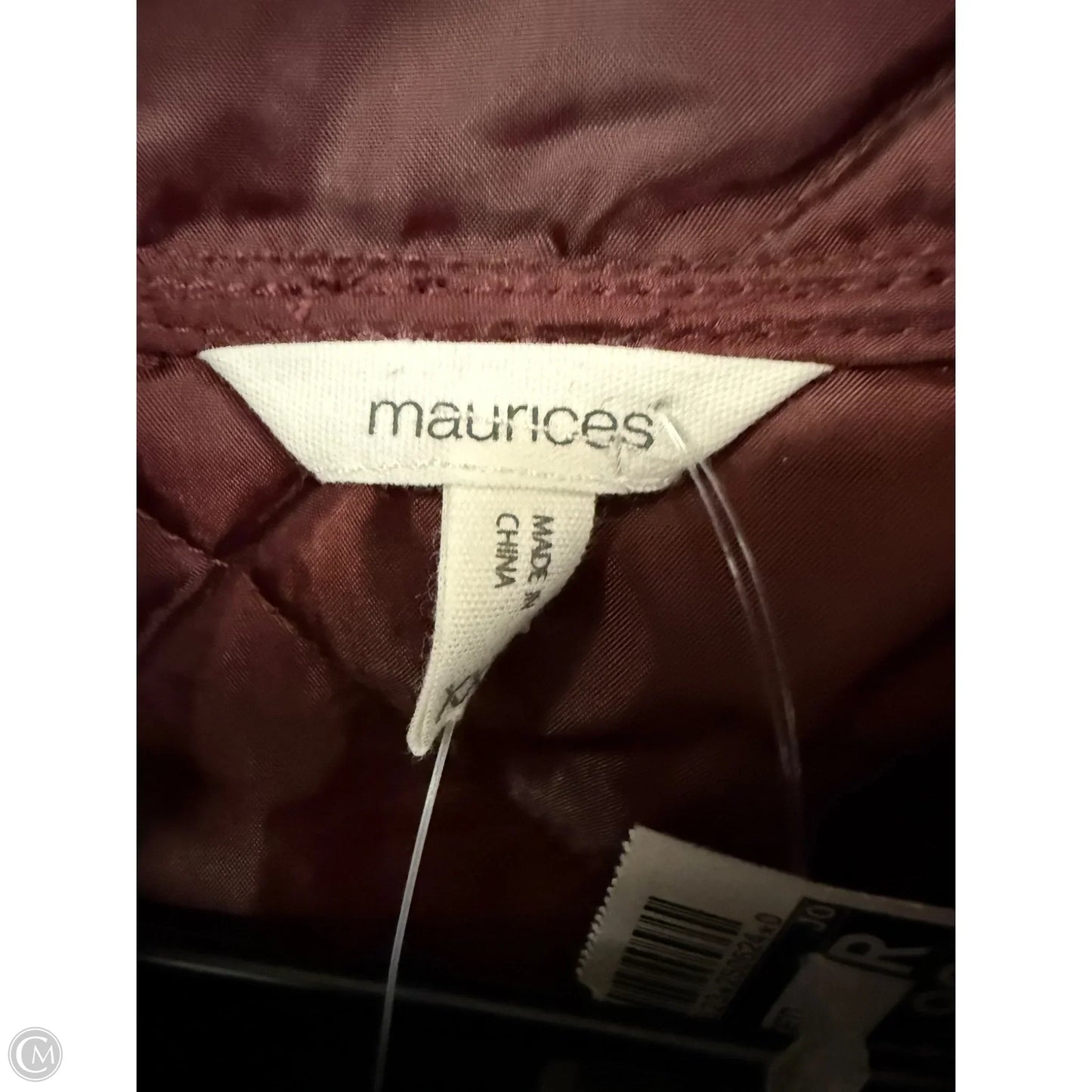 Vest Puffer & Quilted By Maurices In Maroon, Size: Xxl