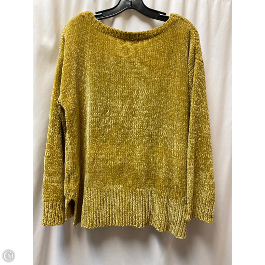 Sweater By Jones New York In Yellow, Size: Xl