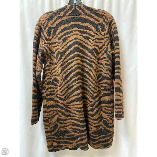 Cardigan By Nine West In Animal Print, Size: L