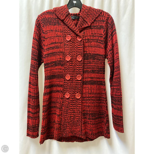 Sweater Cardigan By Brittany Black In Red, Size: Xl