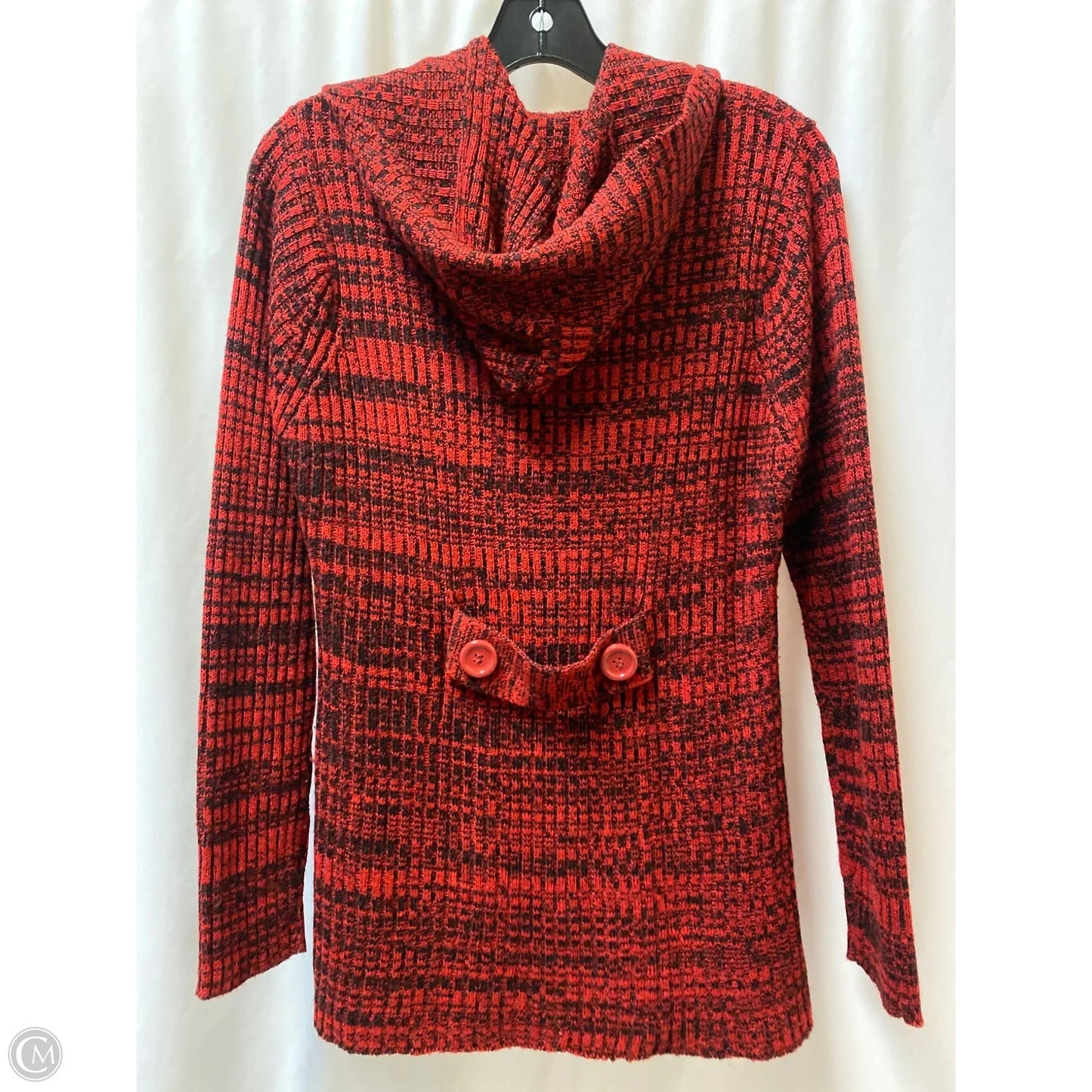 Sweater Cardigan By Brittany Black In Red, Size: Xl