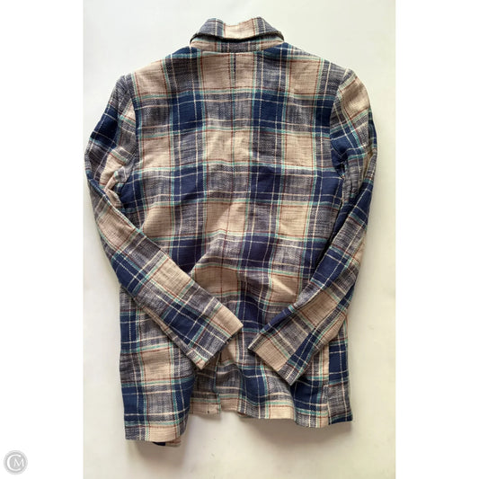 Blazer By Urban Outfitters In Plaid Pattern, Size: S
