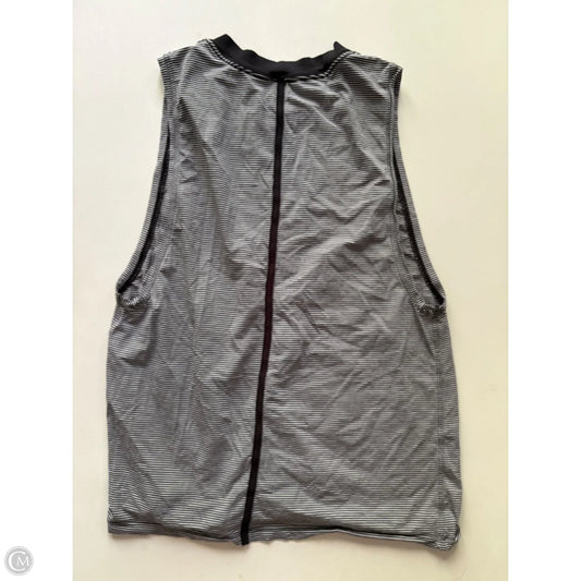 Athletic Tank Top By Lululemon In Striped Pattern, Size: S
