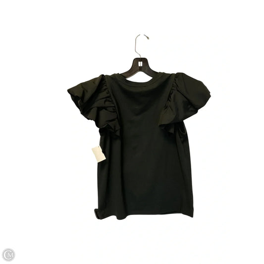 Top Short Sleeve By Express In Black, Size: S