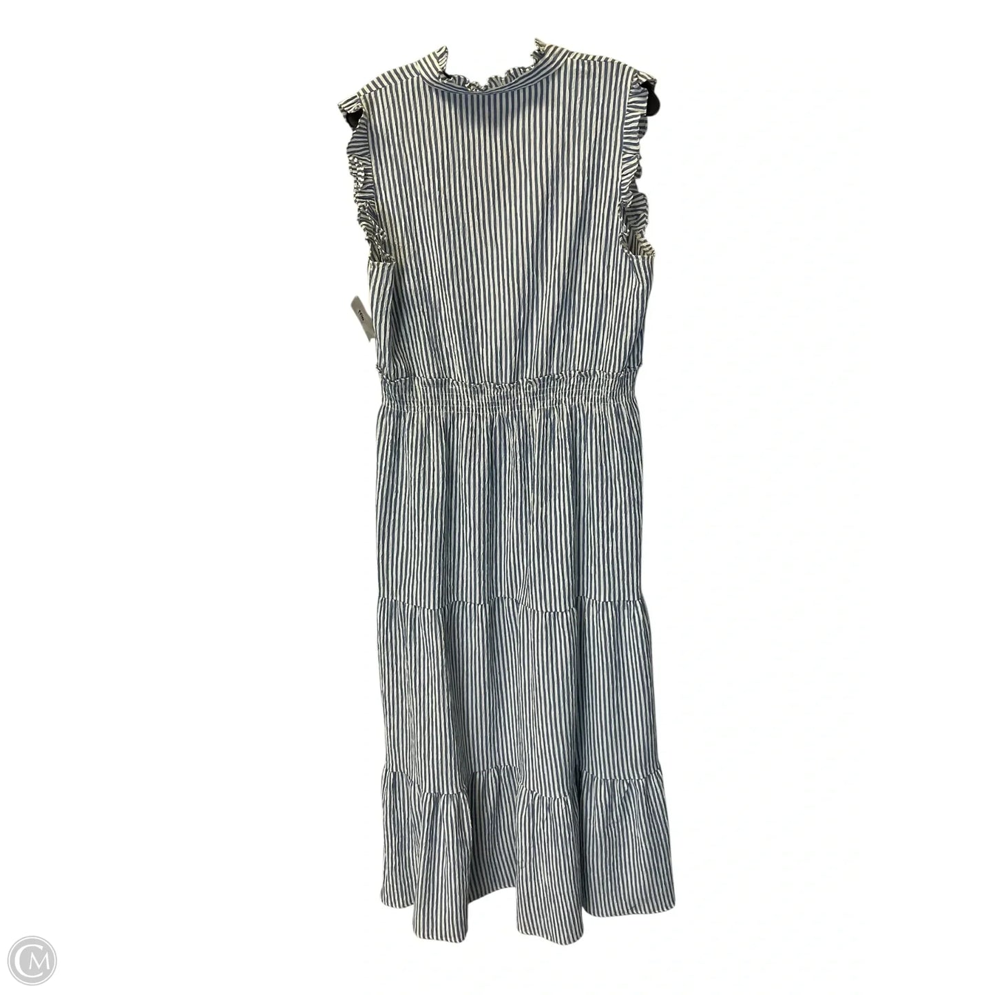 Dress Casual Maxi By London Times In Striped Pattern, Size: L