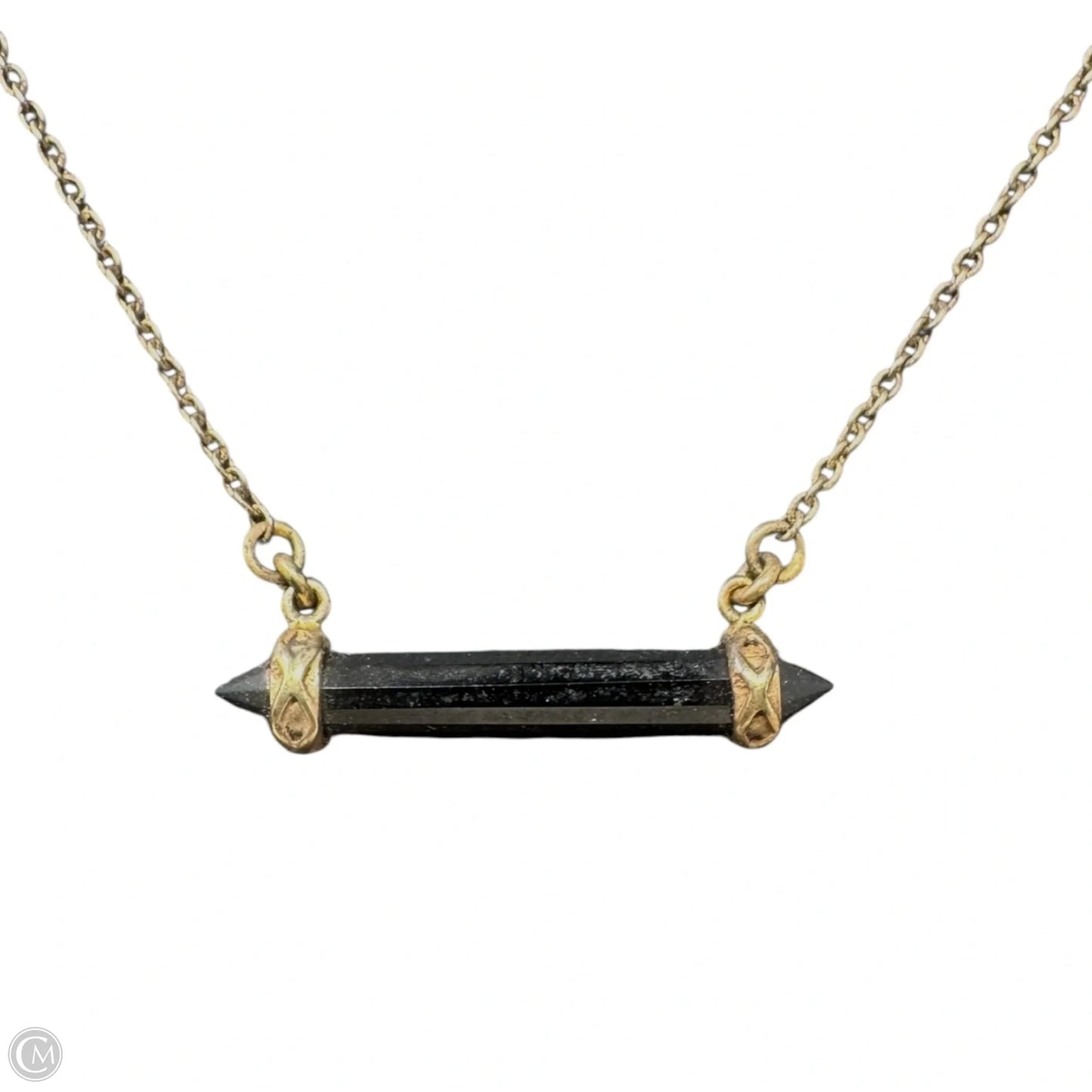 Suspended Point Necklace Sterling Silver