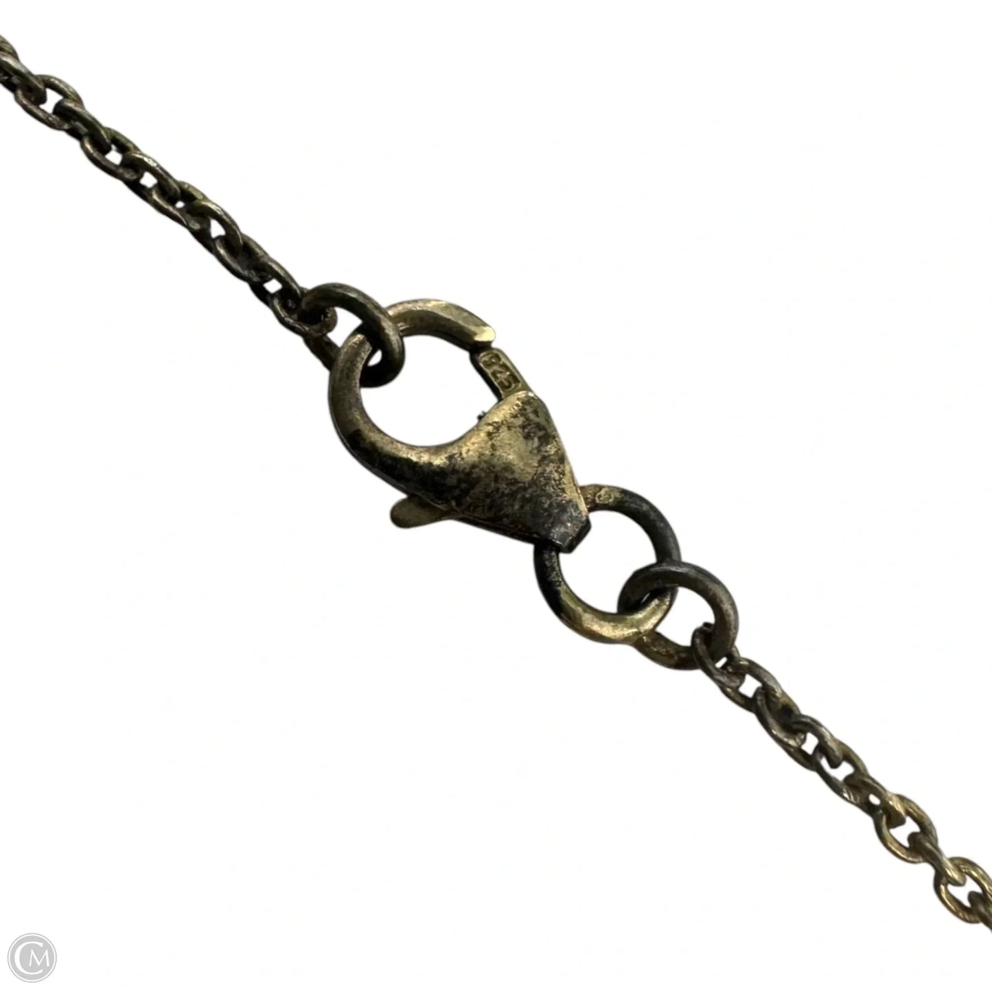 Suspended Point Necklace Sterling Silver