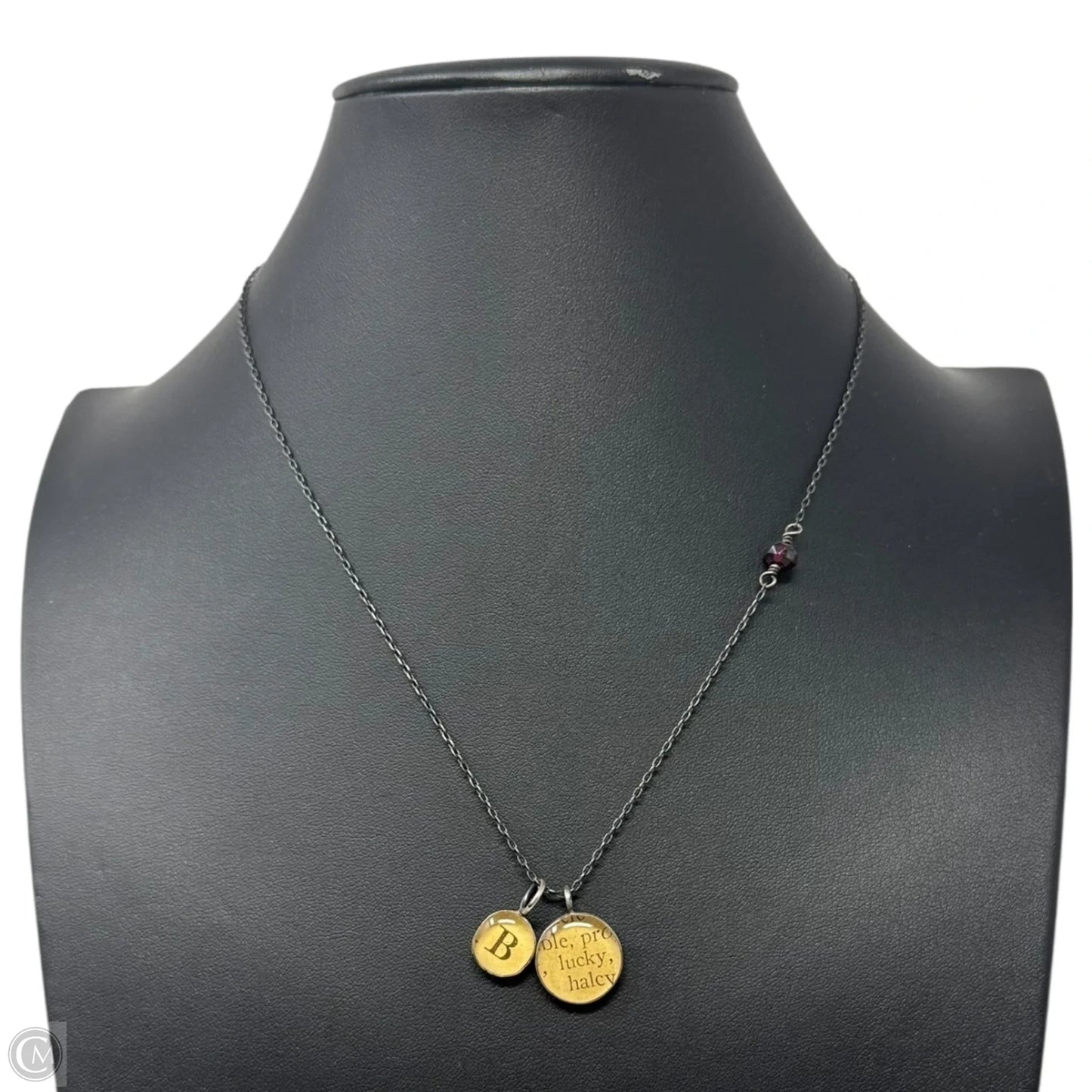 B Lucky Pendant Necklace