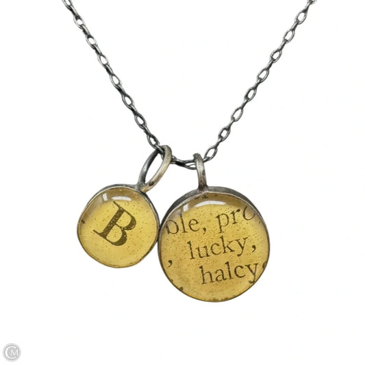 B Lucky Pendant Necklace