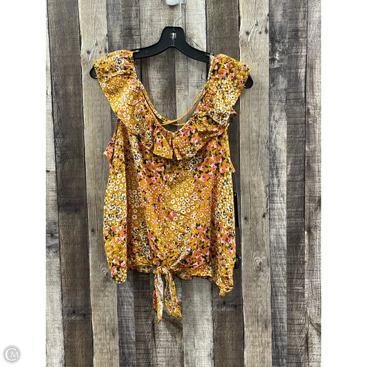 Top Sleeveless By No Boundaries In Multi-colored, Size: L