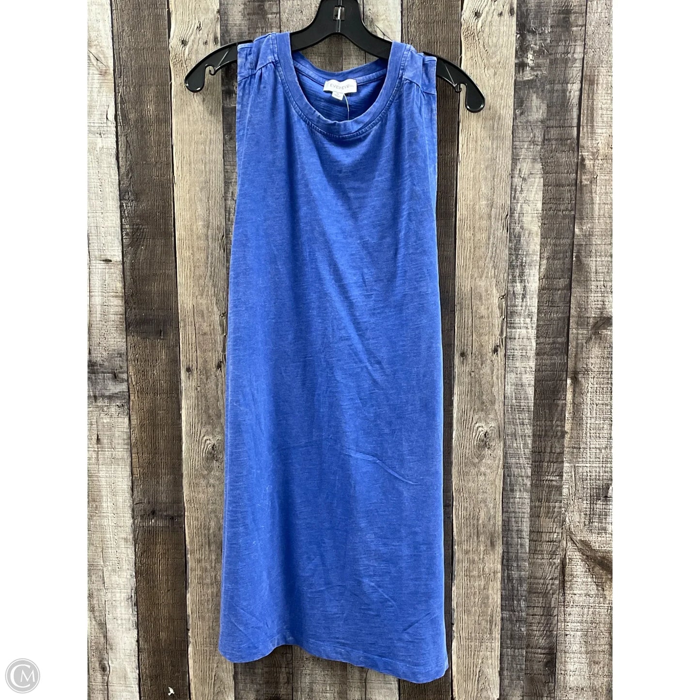 Dress Casual Midi By Evereve In Blue, Size: M
