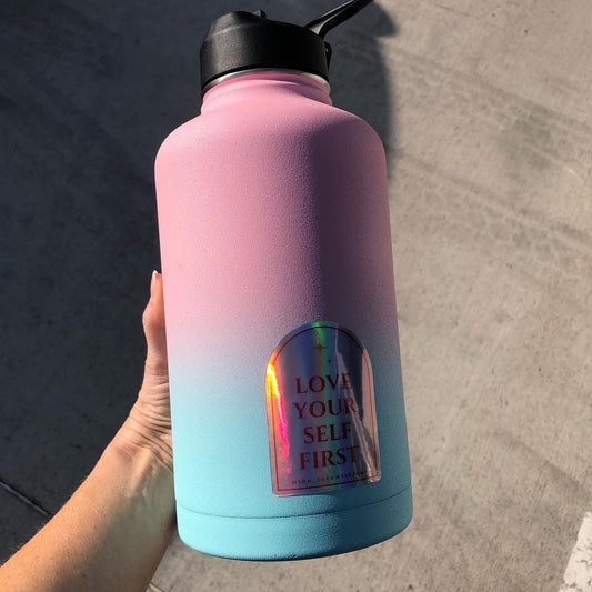 Love Yourself First Holographic Sticker