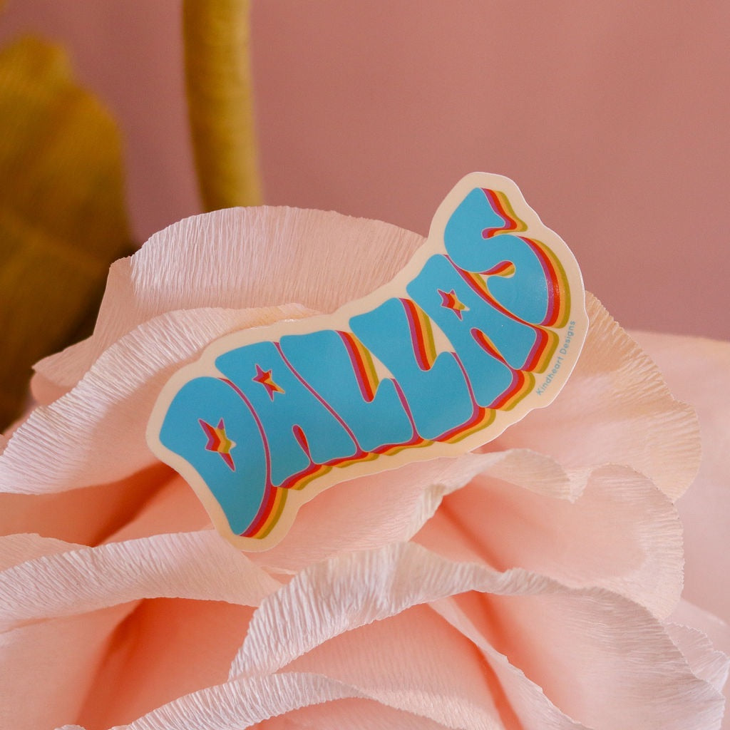 Groovy Dallas Sticker