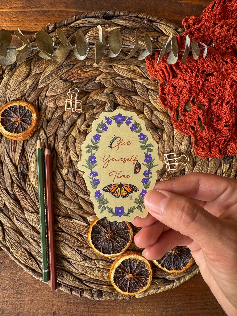 Give Yourself Time Sticker