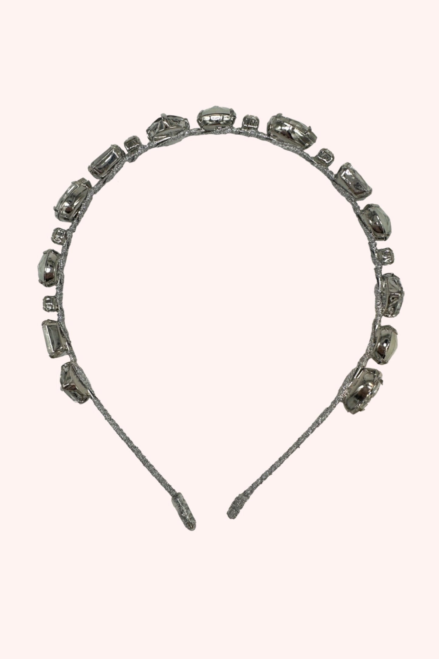 Enchanted Crystals Headband Silver