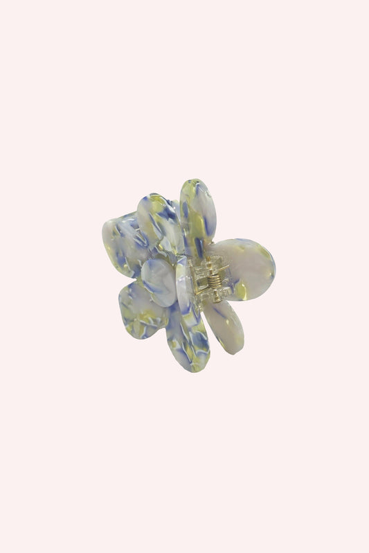 Petite Forget Me Not Flower Clip Aquamarine