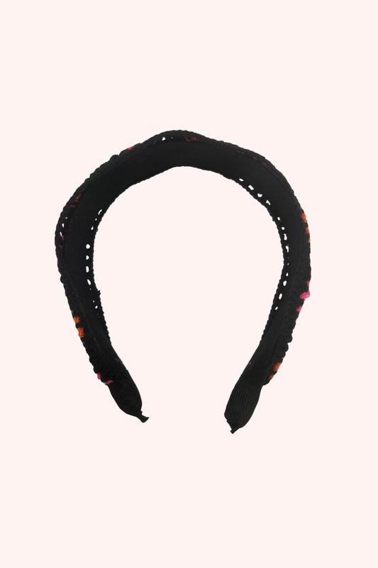 Crochet Play Headband Pink Multi