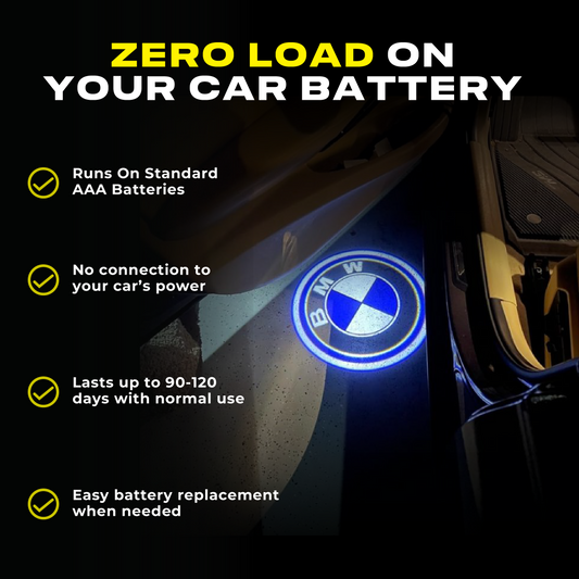 Puddle Lights - Wireless Car Door Projector