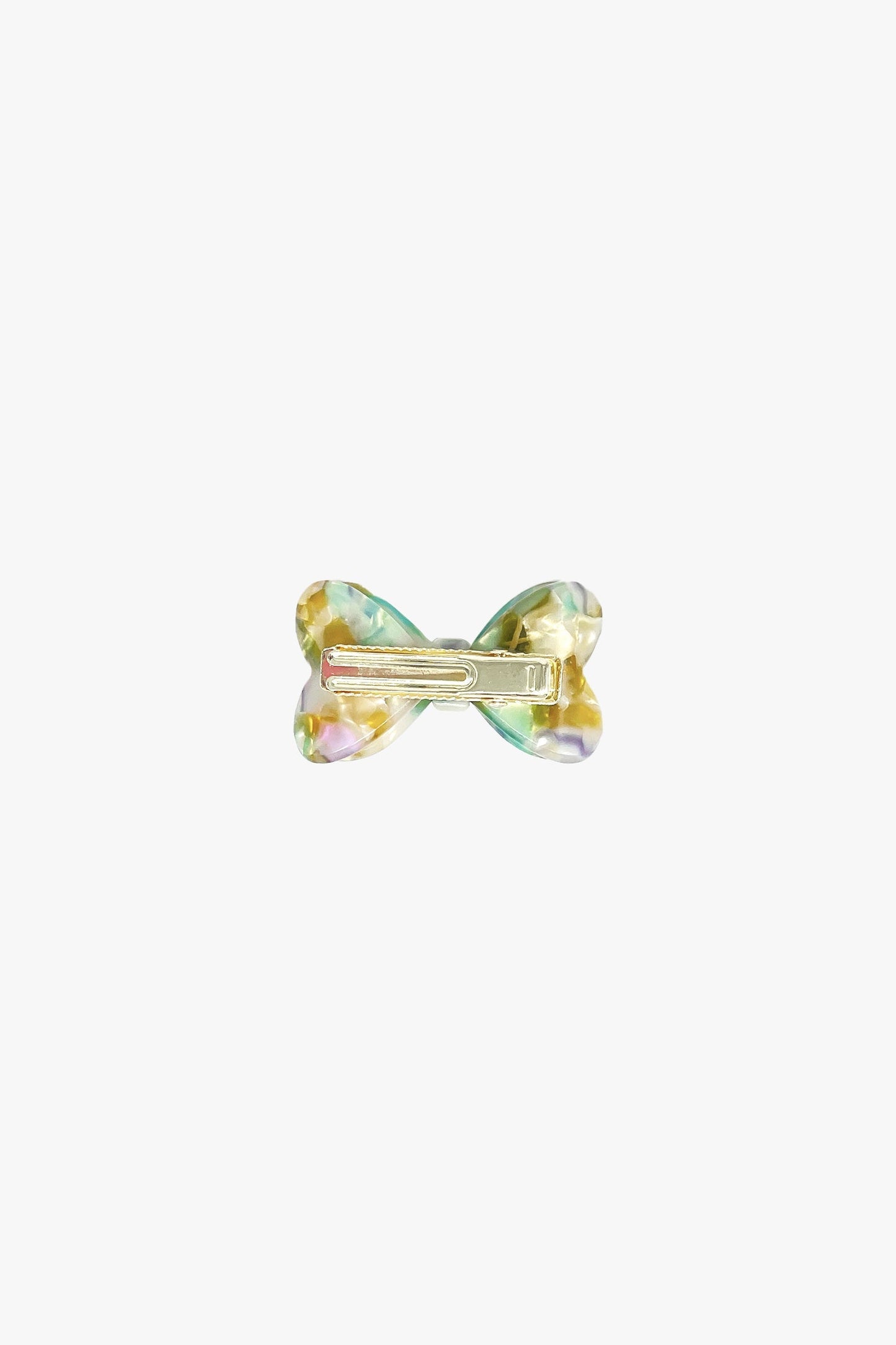 Love Puff Bow Side Clamp- Honey Mix