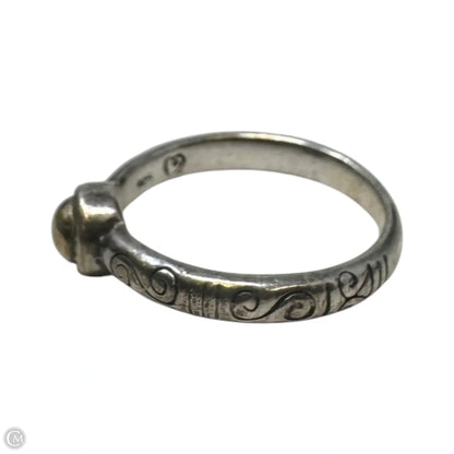 Sayan Sterling Silver Ring Band By Brighton, Size: 8