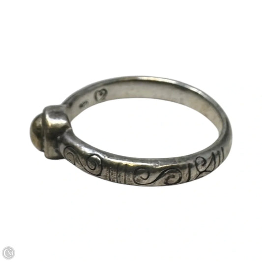 Sayan Sterling Silver Ring Band By Brighton, Size: 8