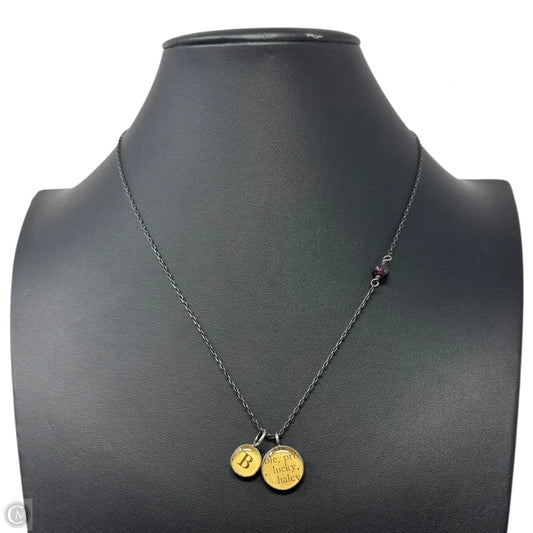 B Lucky Pendant Necklace