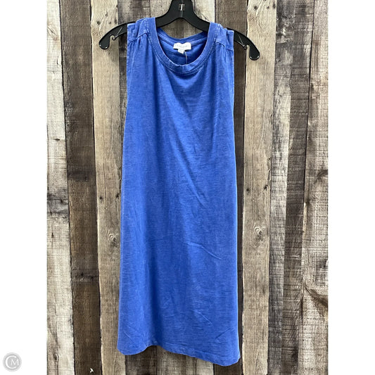 Dress Casual Midi By Evereve In Blue, Size: M