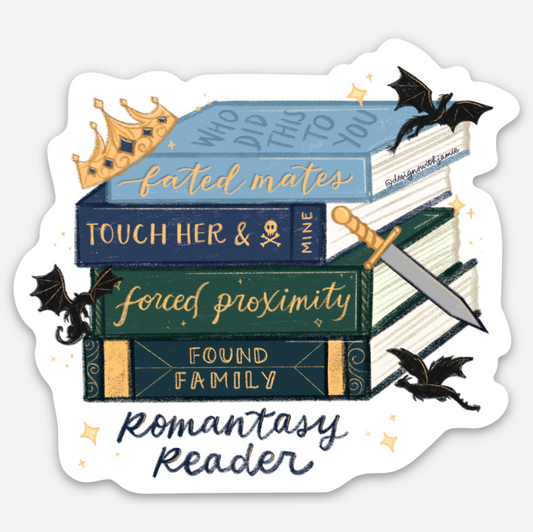 Romantasy Reader Sticker