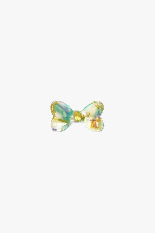 Love Puff Bow Side Clamp- Honey Mix